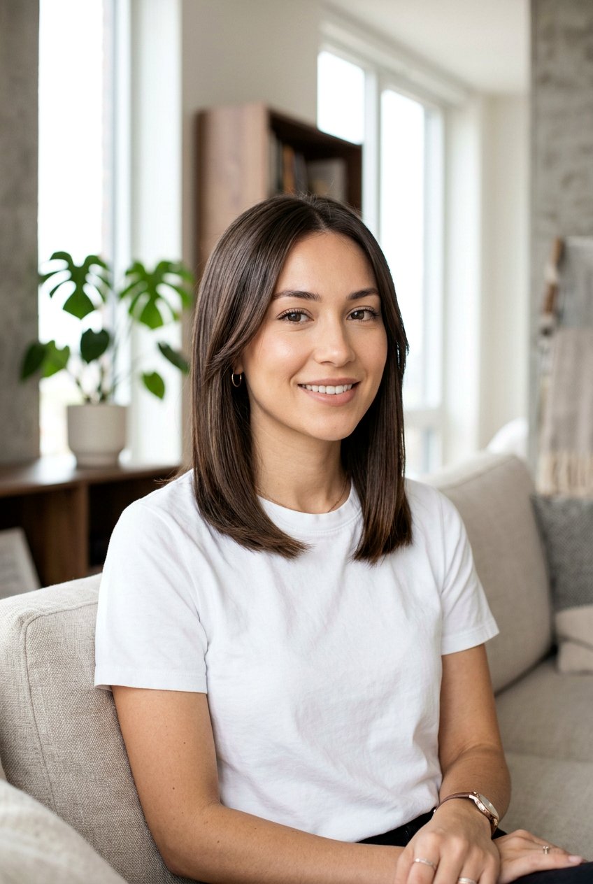 Shoulder Length Glass Cut With Soft Face Frame - 20 glass hair haircut for shoulder length hair - 20 glass hair haircut for shoulder length hair