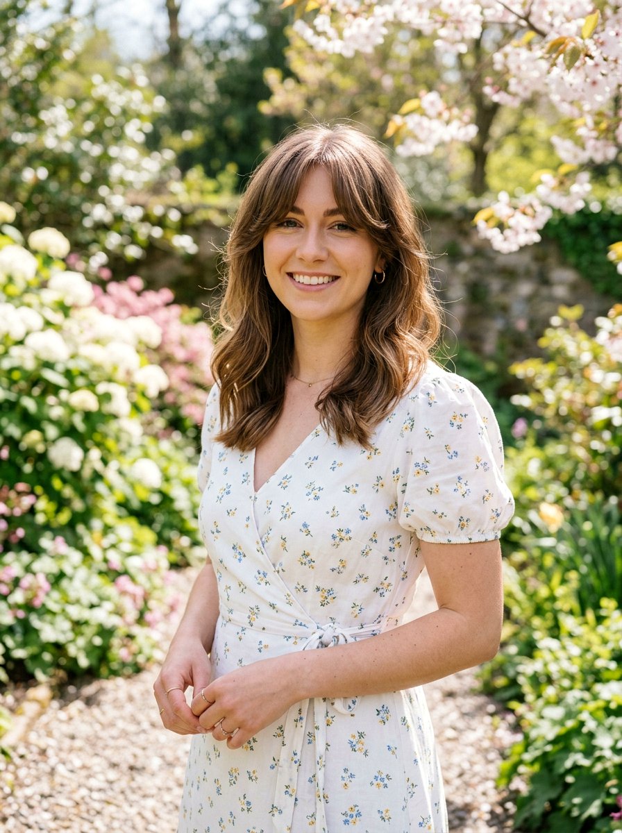 Shoulder Length Hair With Curtain Bangs - 20 cute shoulder length haircut ideas - 20 cute shoulder length haircut ideas