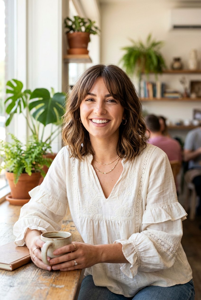 Shoulder Length Hair With Curtain Bangs - 20 mature women shoulder length haircut ideas - 20 mature women shoulder length haircut ideas