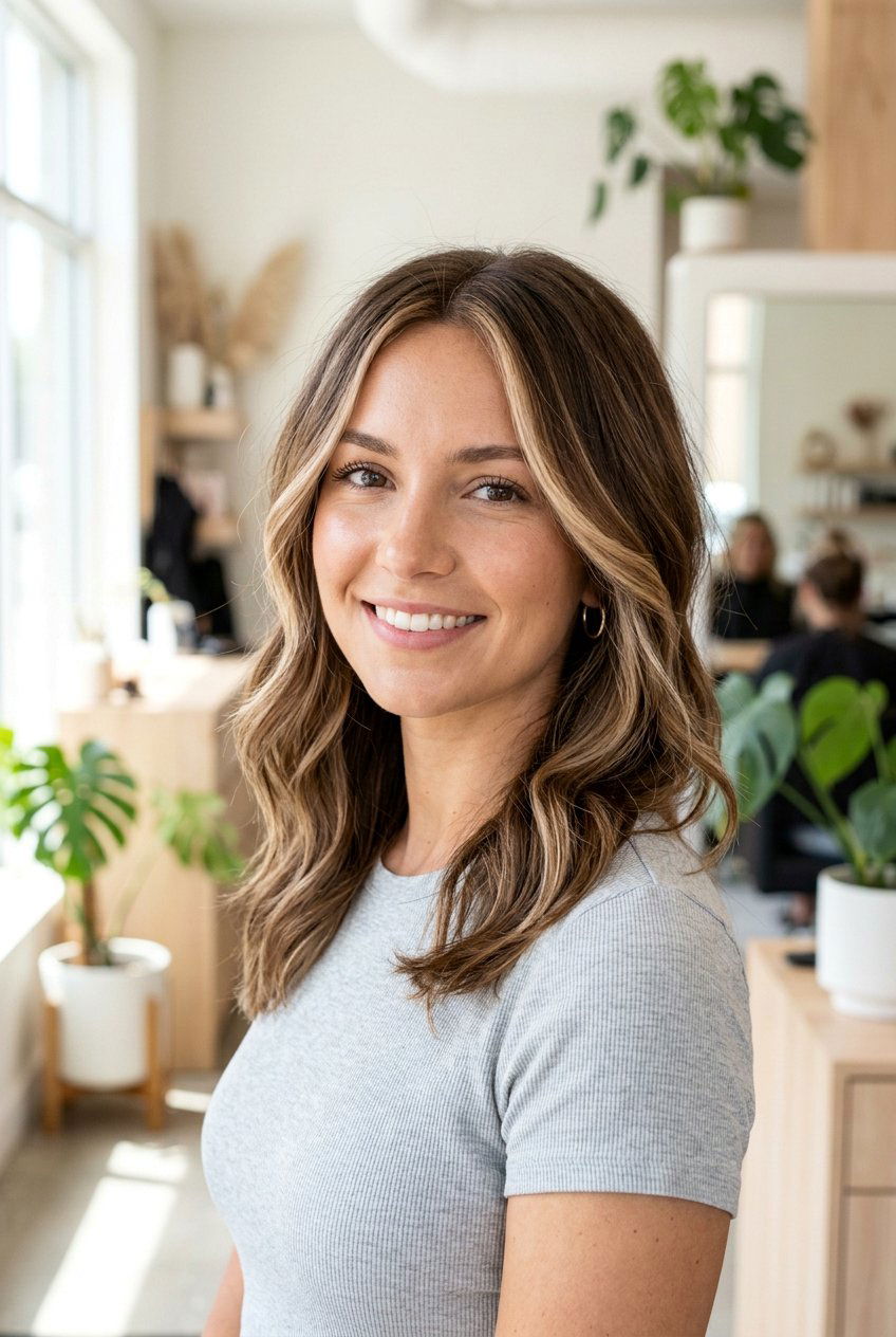 Shoulder Length Hair With Face Framing Highlights - 20 hair color ideas for shoulder length hair - 20 hair color ideas for shoulder length hair