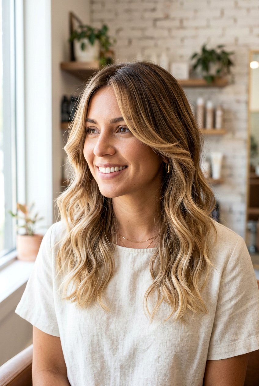 20 Flattering Shoulder Length Hair with Face Framing Layers