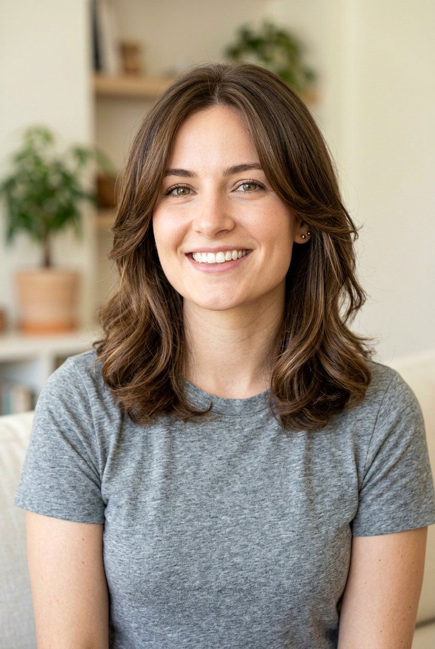 Shoulder Length Hair With Face Framing Layers For Square Face - 20 shoulder length hair with face framing layers - 20 shoulder length hair with face framing layers