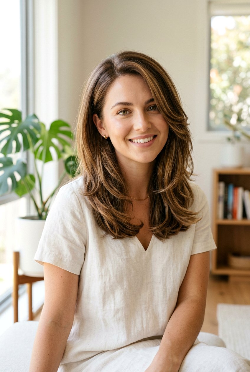 Shoulder Length Hair With Side Part And Face Framing Layers - 20 shoulder length hair with face framing layers - 20 shoulder length hair with face framing layers