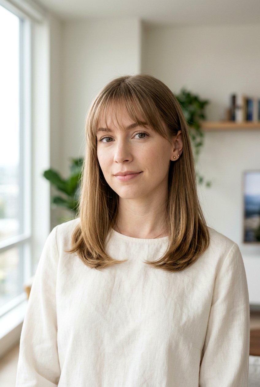 Shoulder Length Hair With Wispy Bangs - 20 wispy bangs for fine hair - 20 wispy bangs for fine hair