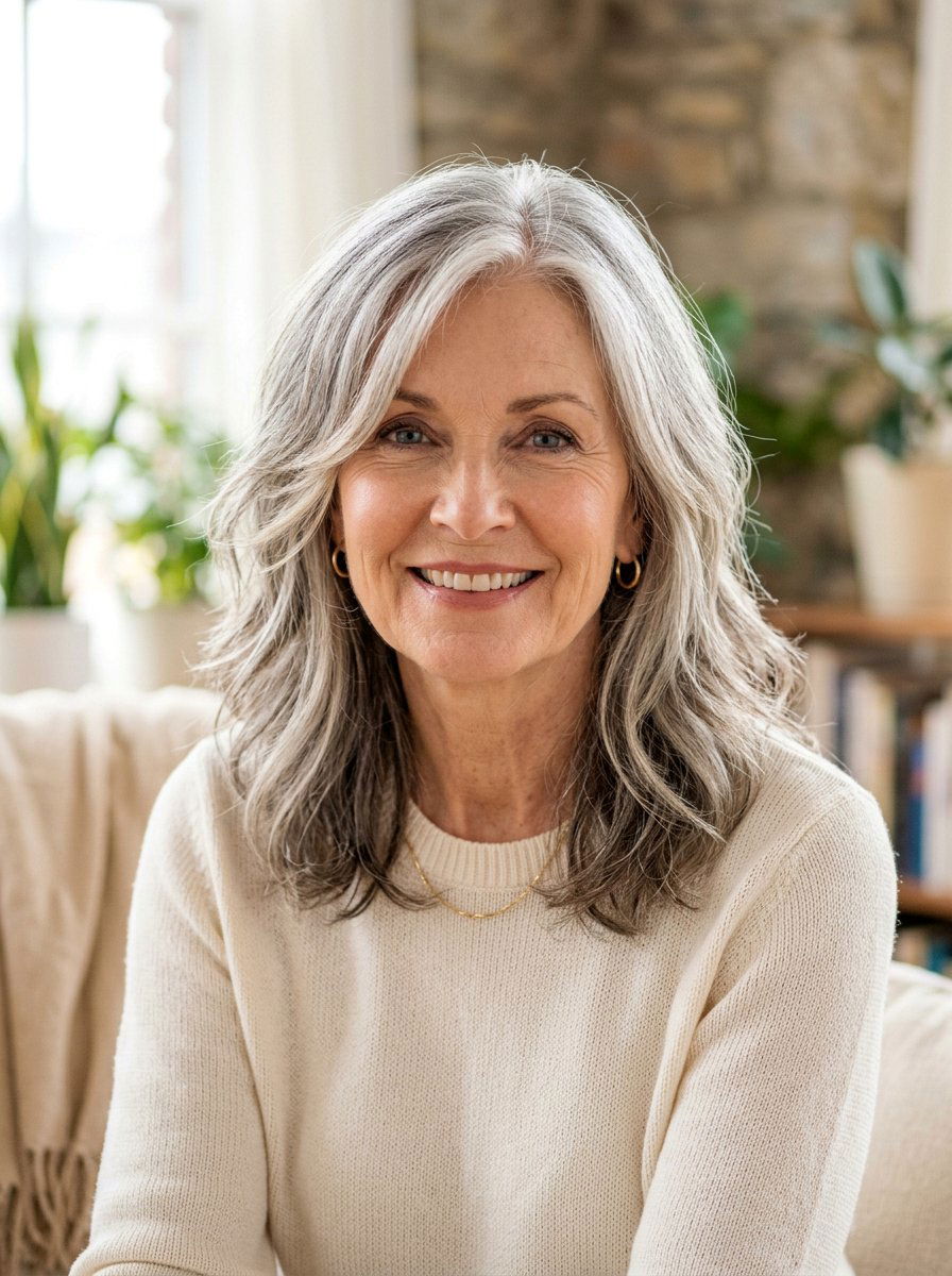 Shoulder Length Haircut With Face Framing Layers Over 60 - 20 shoulder length haircut for women over 60 - 20 shoulder length haircut for women over 60