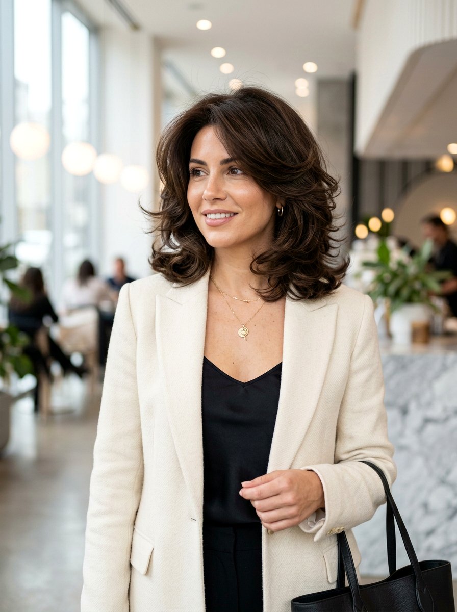 Shoulder Length Haircut With Layers And Volume For Thick Hair - 20 shoulder length haircut for thick hair - 20 shoulder length haircut for thick hair