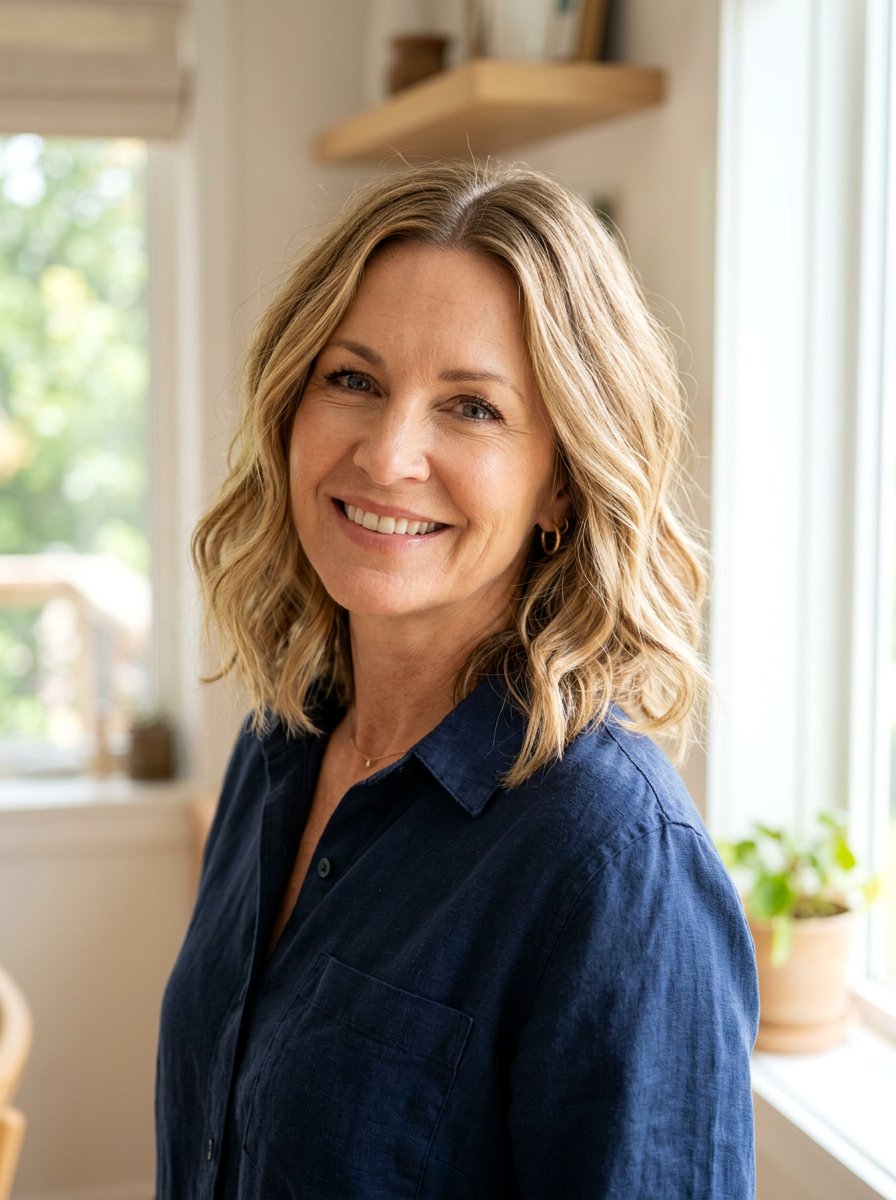 Shoulder Length Haircut With Soft Waves Over 50 - 20 shoulder length haircut for women over 50 - 20 shoulder length haircut for women over 50