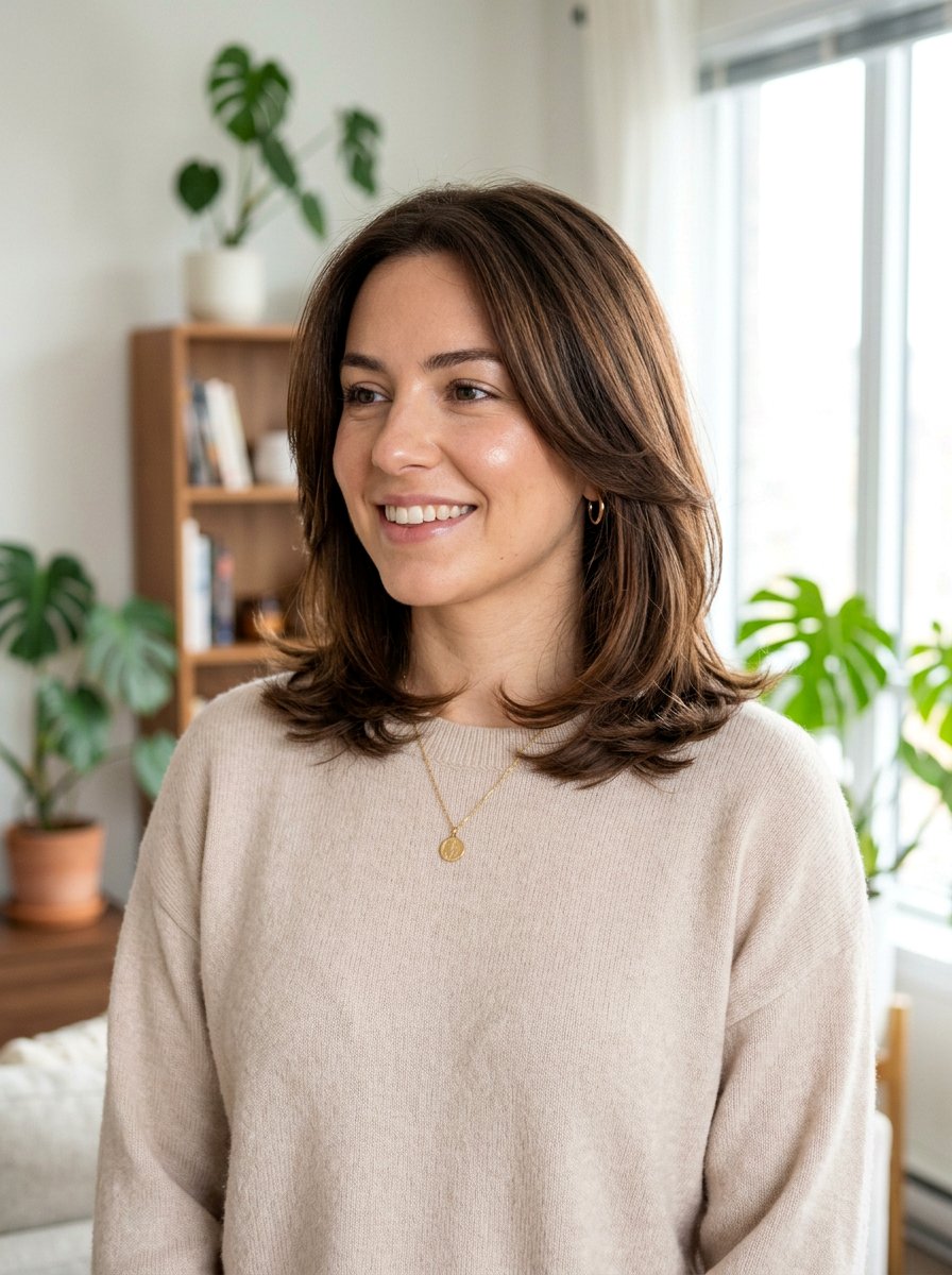 Shoulder Length Internal Layers Haircut - 20 internal layers haircut - 20 internal layers haircut