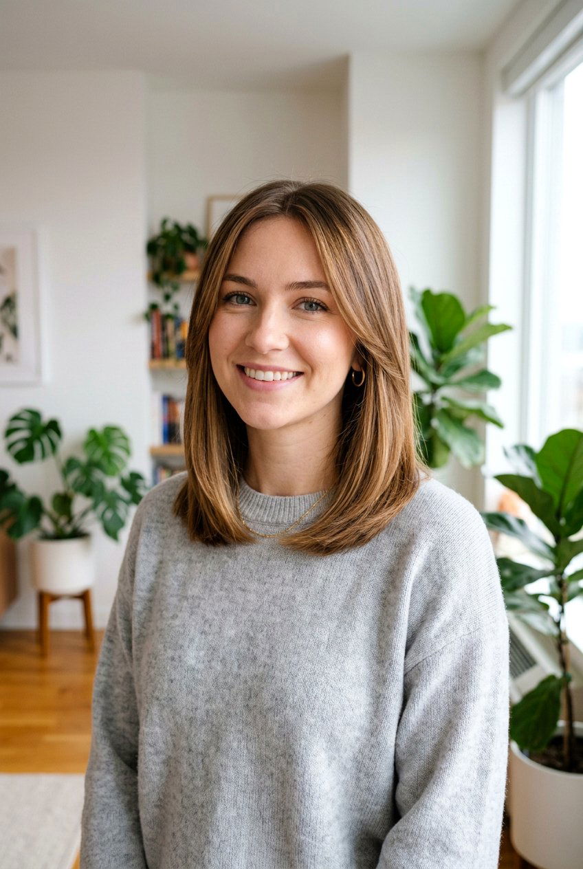 Shoulder Length Invisible Layer Haircut - 20 medium haircut with invisible layers - 20 medium haircut with invisible layers