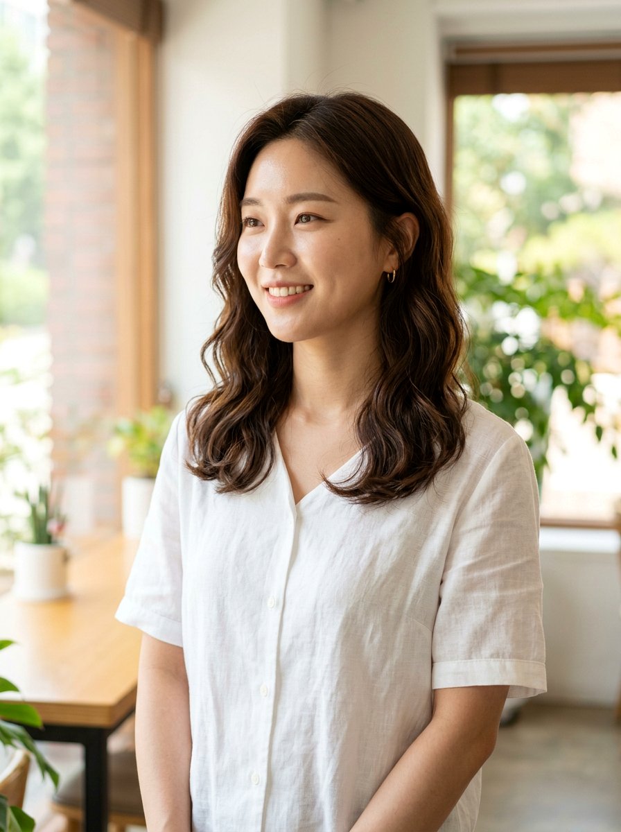 Shoulder Length Korean Soft Wave - 20 korean soft wave haircut for women - 20 korean soft wave haircut for women