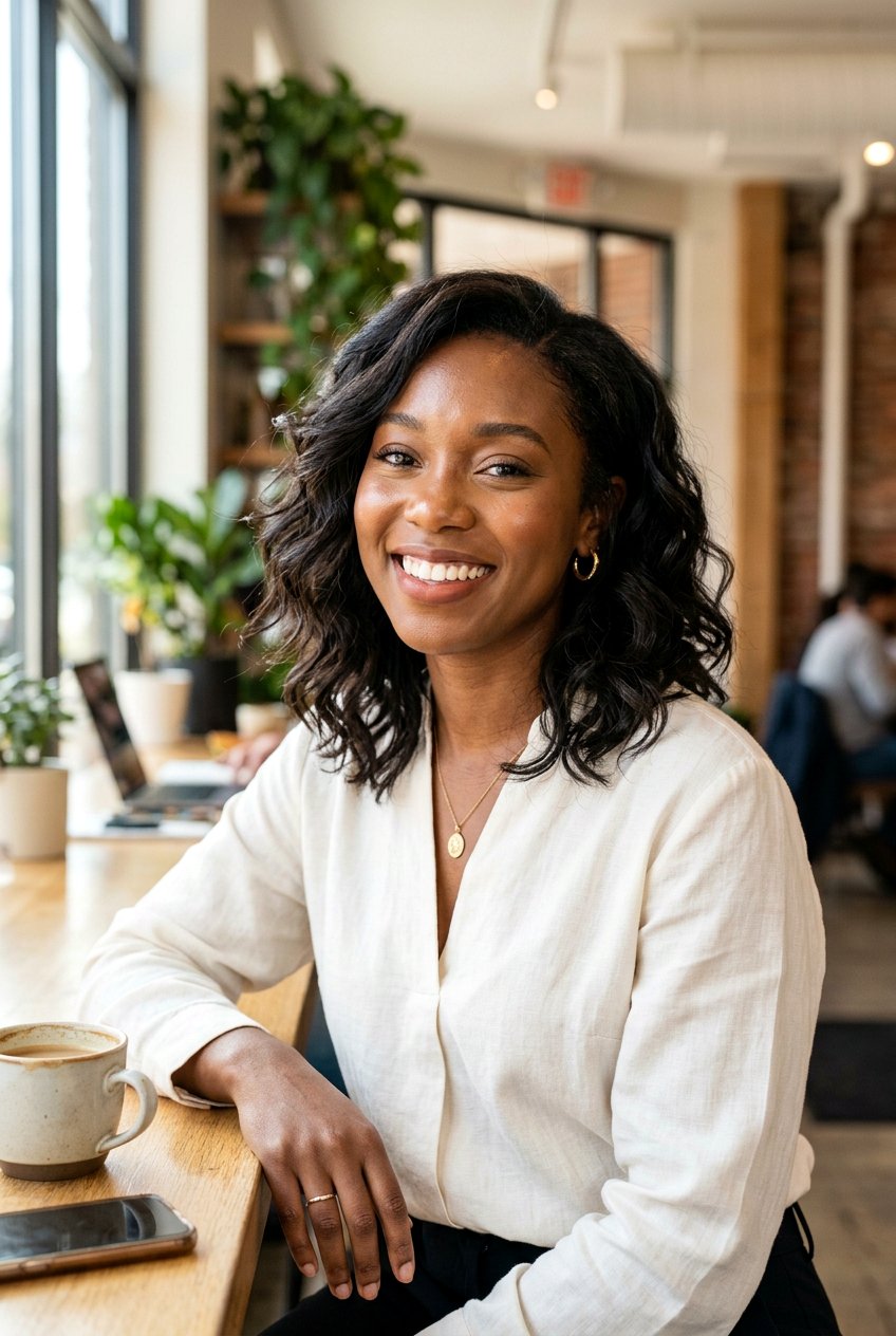 Shoulder Length Layered Bob - 20 black women mature hairstyle ideas - 20 black women mature hairstyle ideas