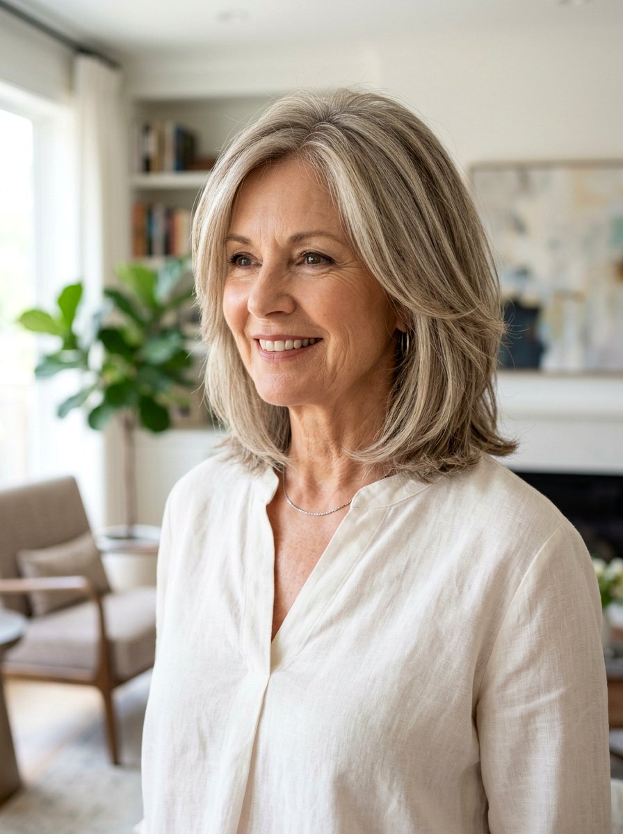 Shoulder Length Layered Bob For Women Over 60 - 20 shoulder length haircut for women over 60 - 20 shoulder length haircut for women over 60