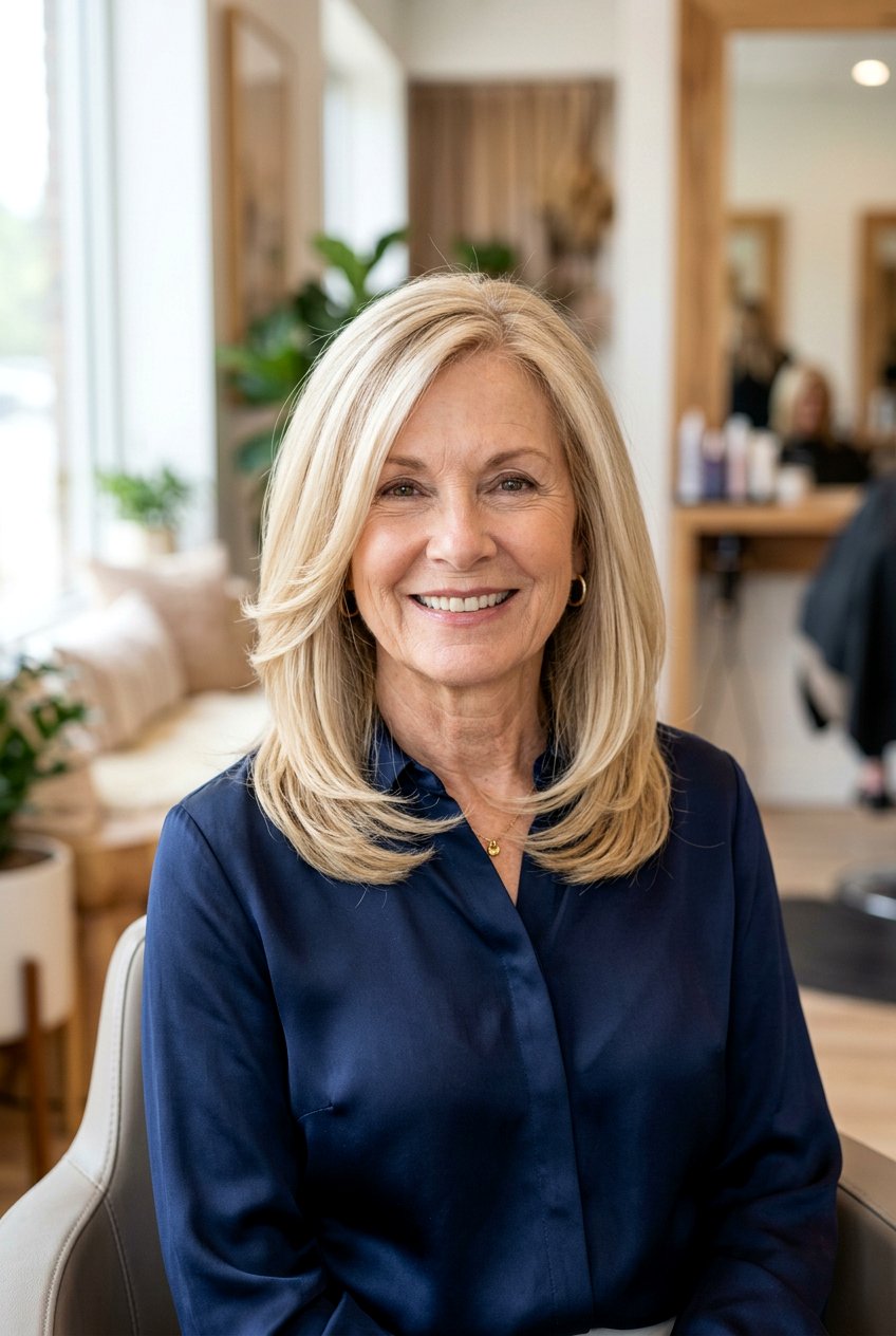 Shoulder Length Layered Bob - 20 shoulder length layers for women over 60 - 20 shoulder length layers for women over 60