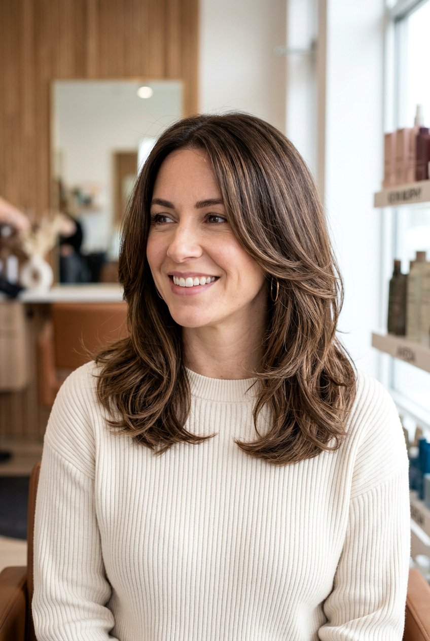 Shoulder Length Layered Hair For Thick Hair - 20 shoulder length layered haircuts - 20 shoulder length layered haircuts