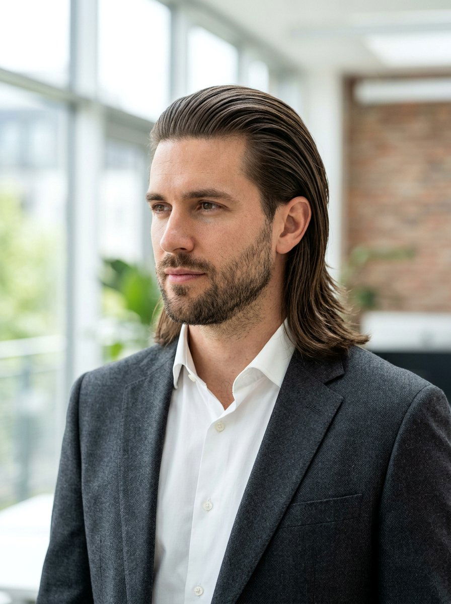 Shoulder Length Layered Hair Men Slicked Back - 20 shoulder length layered hair men - 20 shoulder length layered hair men