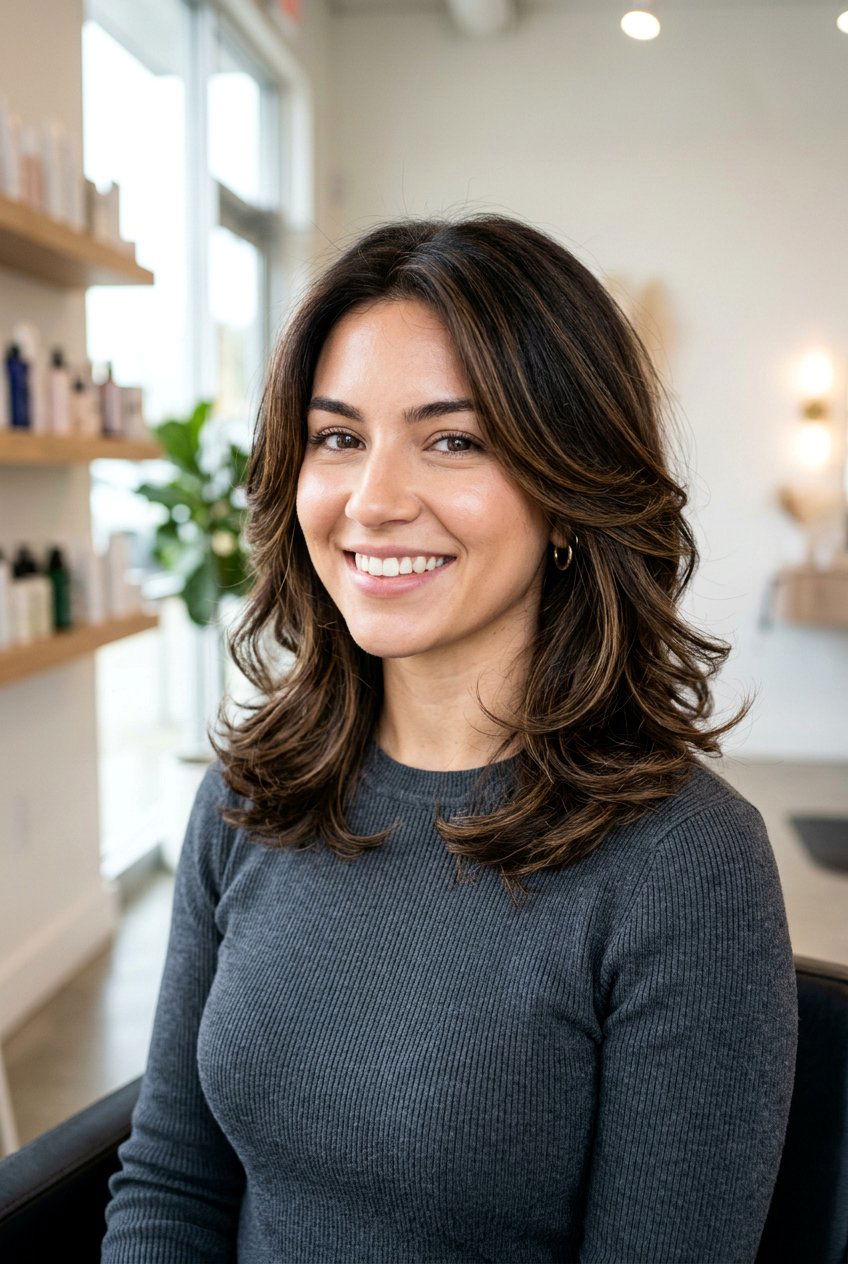 Shoulder Length Layered Haircut - 20 korean layered haircut - 20 korean layered haircut