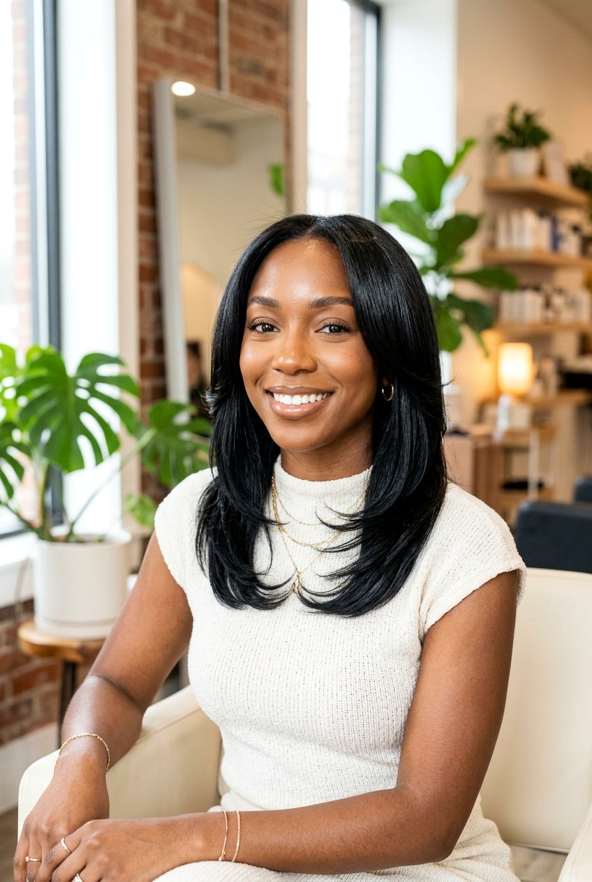 Shoulder Length Layered Haircut For Black Women - 20 medium length layered hairstyles - 20 medium length layered hairstyles