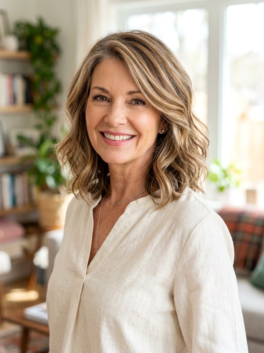 Shoulder Length Layered Haircut With Highlights Over 60 - 20 shoulder length haircut for women over 60 - 20 shoulder length haircut for women over 60