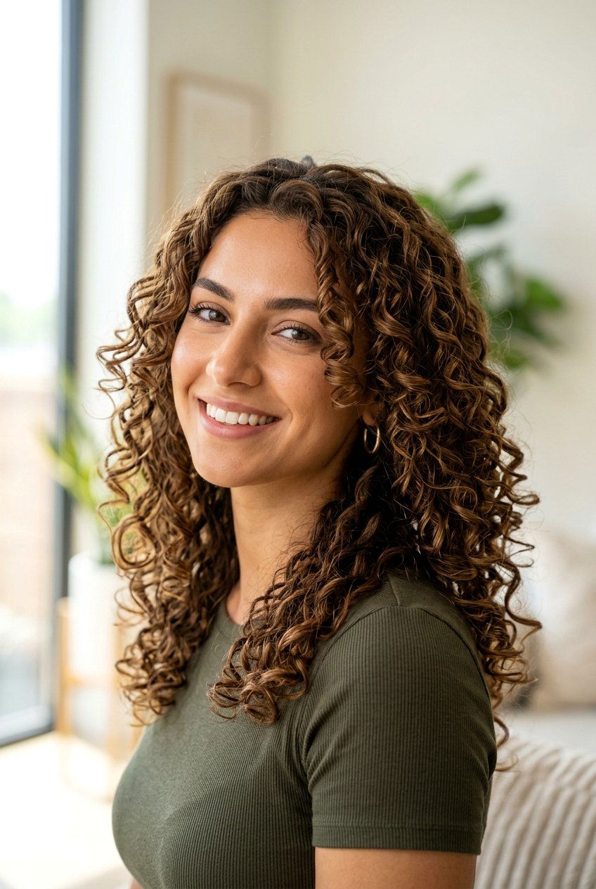 Shoulder Length Layers Curly Hair - 20 low maintenance haircuts for curly hair - 20 low maintenance haircuts for curly hair