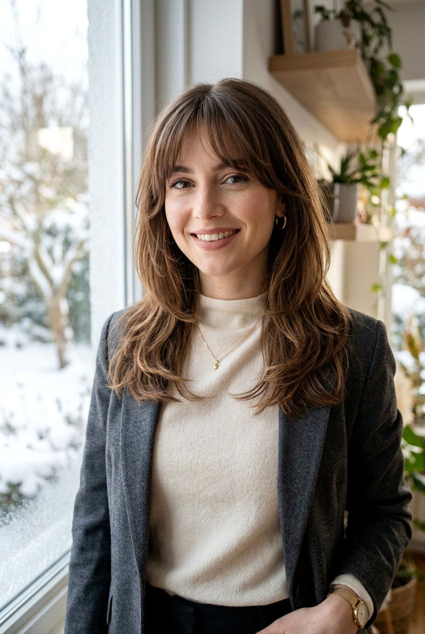 20 Low Maintenance Haircut for Shoulder Length Layers Ideas