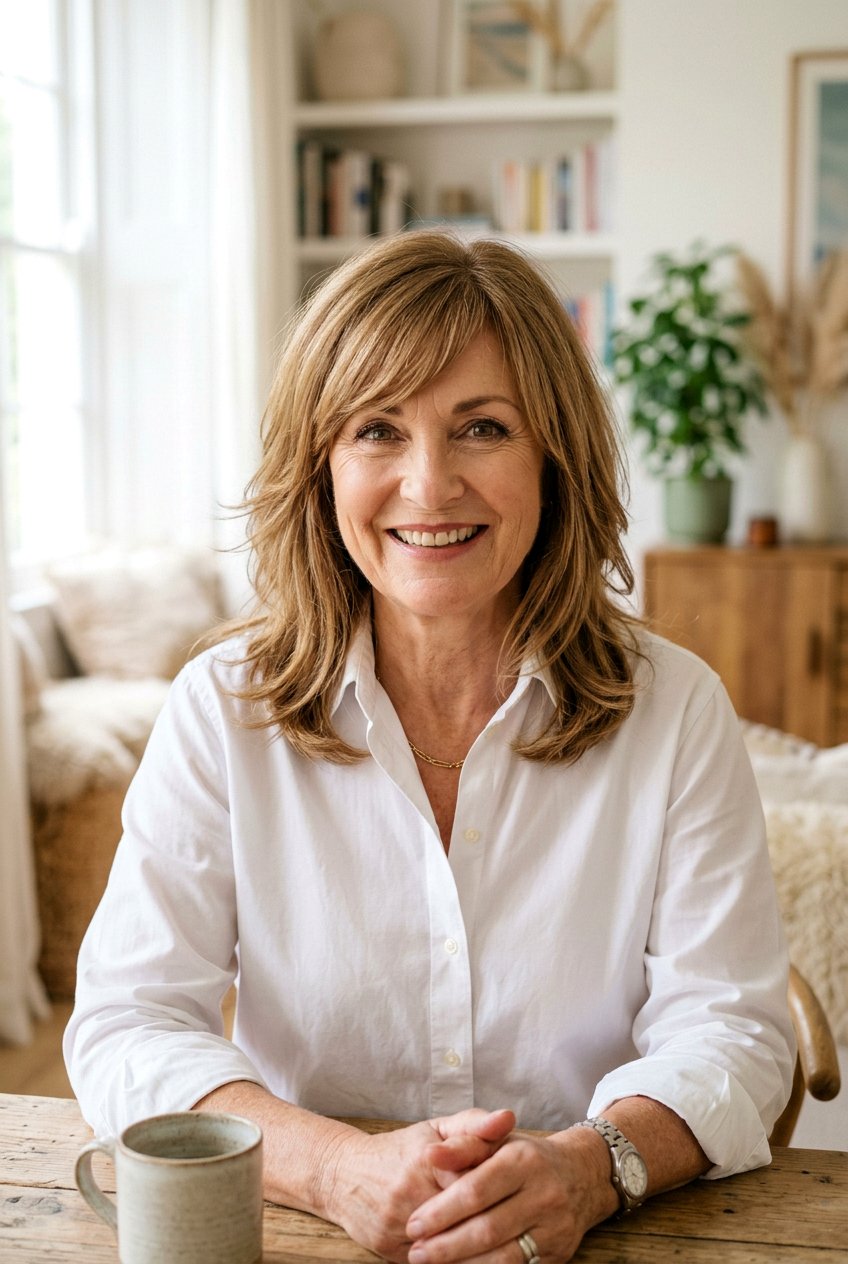 20 Shoulder Length Layers for Women Over 60: Elegant Ideas