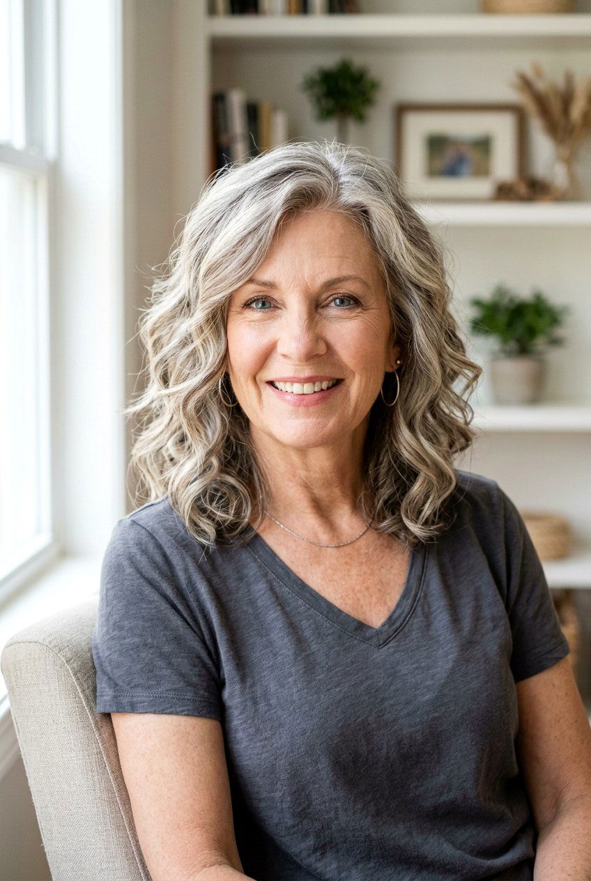 Shoulder Length Lob With Soft Waves Over 60 - 20 long bob for women over 60 - 20 long bob for women over 60