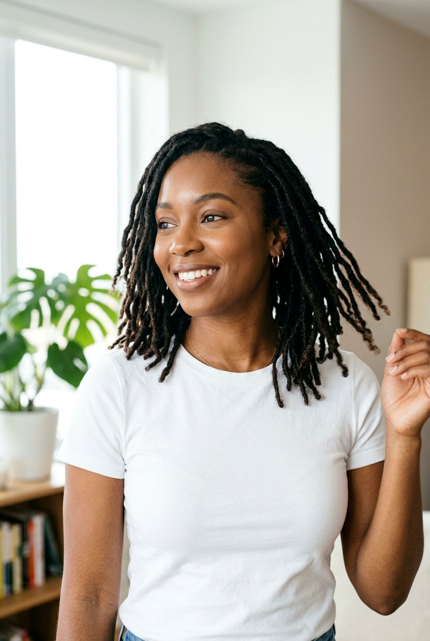 Shoulder Length Loc Bob - 20 loc bob hairstyles for women - 20 loc bob hairstyles for women