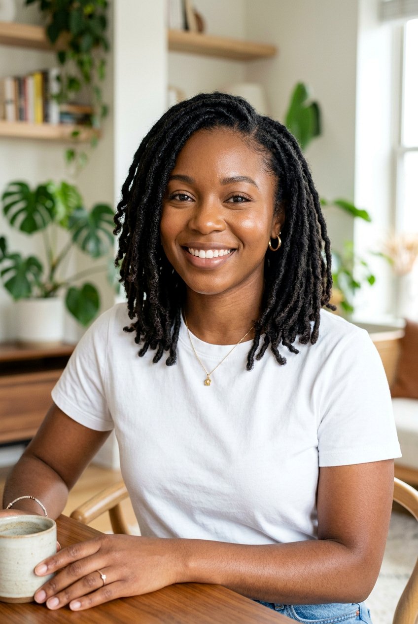 Shoulder Length Loc Bob - 20 black women loc bob styles - 20 black women loc bob styles