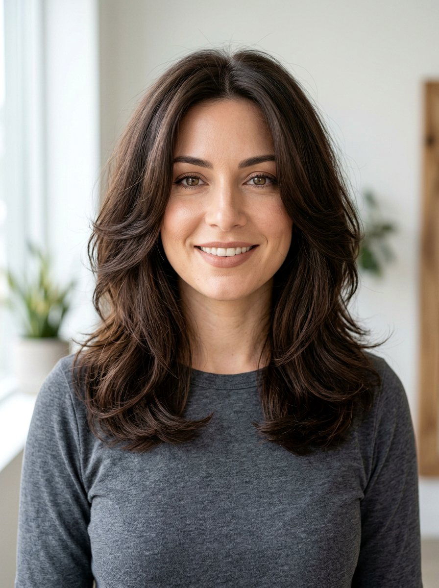 Shoulder Length Long Layered Haircut For Thick Hair - 20 shoulder length haircut for thick hair - 20 shoulder length haircut for thick hair