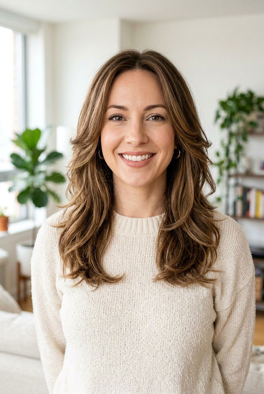 Shoulder Length Long Layers - 20 long layers for heart shaped face women - 20 long layers for heart shaped face women