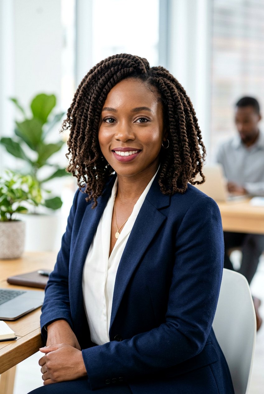 Shoulder Length Marley Twist Bob - 20 marley twists bob for women - 20 marley twists bob for women