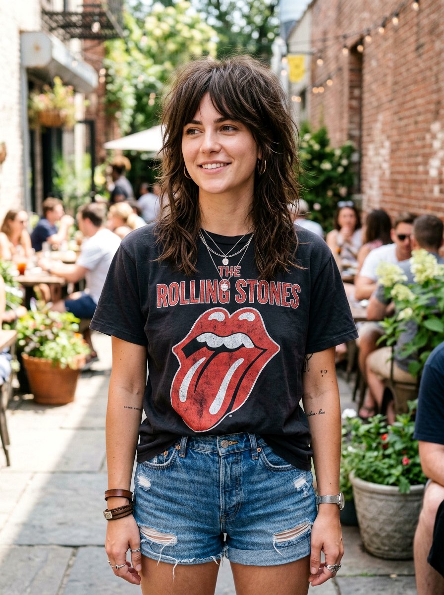 Shoulder Length Shag - 20 haircut to fix awkward grow out stage - 20 haircut to fix awkward grow out stage