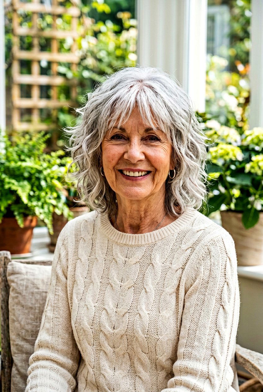 20 Most Flattering Medium Haircut Ideas For Women Over 70
