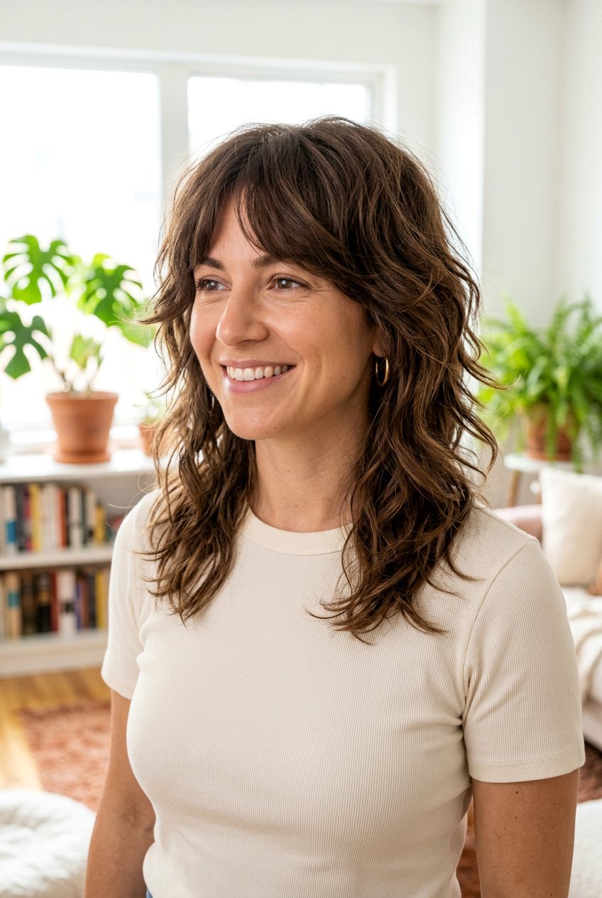 Shoulder Length Shag For Thick Hair - 20 flattering shag for thick hair - 20 flattering shag for thick hair