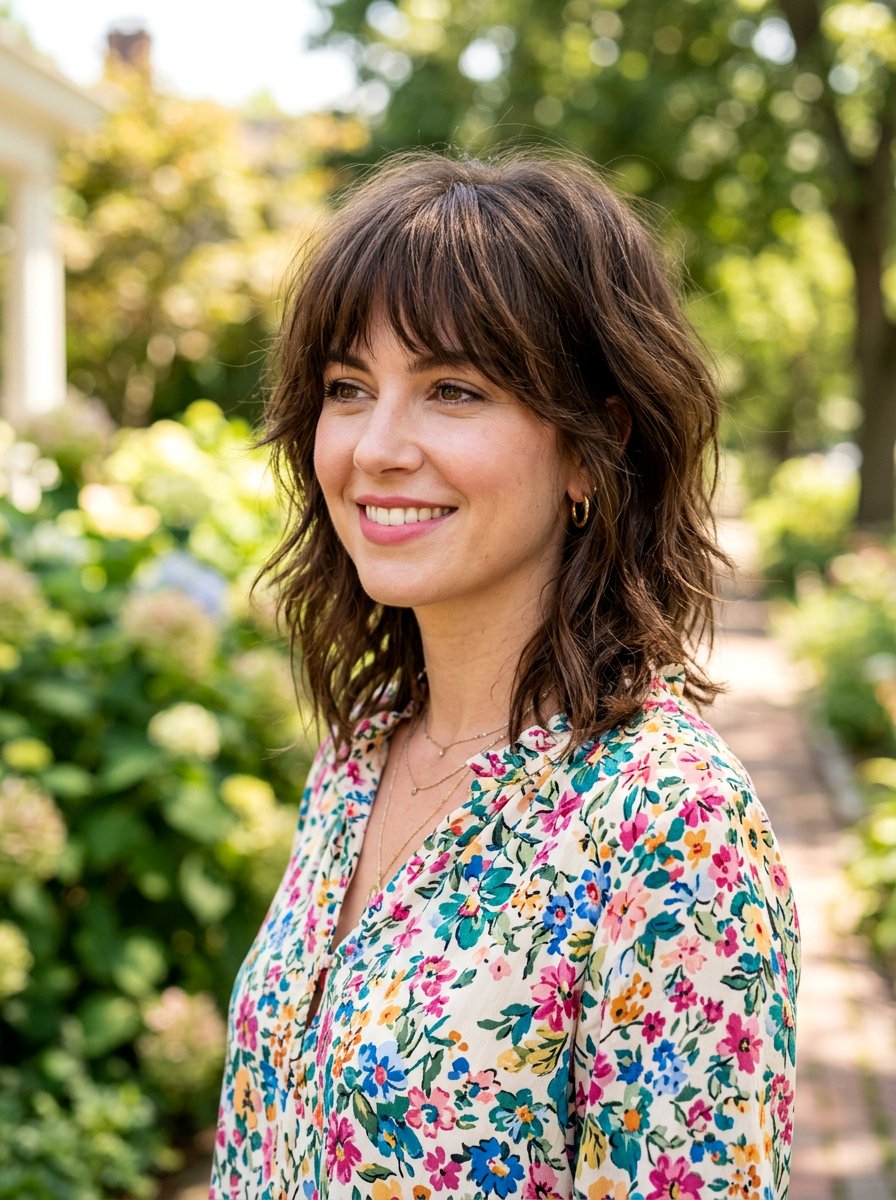 Shoulder Length Shag Haircut - 20 trendy haircut for mature women 2026 - 20 trendy haircut for mature women 2026