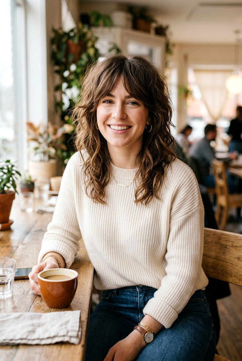 Shoulder Length Shag Haircut - 20 haircut for hair breakage women - 20 haircut for hair breakage women