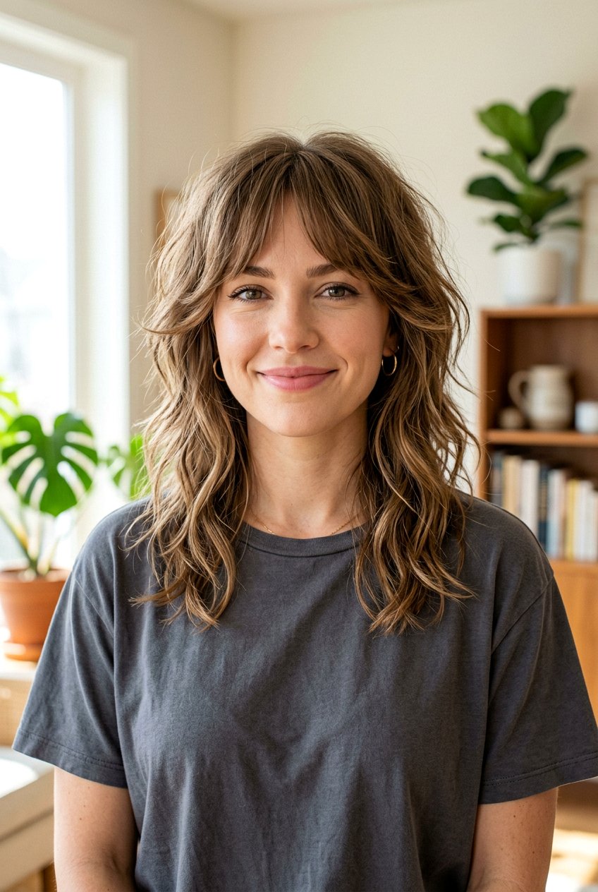 Shoulder Length Shag Haircut With Face Framing Layers - 20 shoulder length hair with face framing layers - 20 shoulder length hair with face framing layers