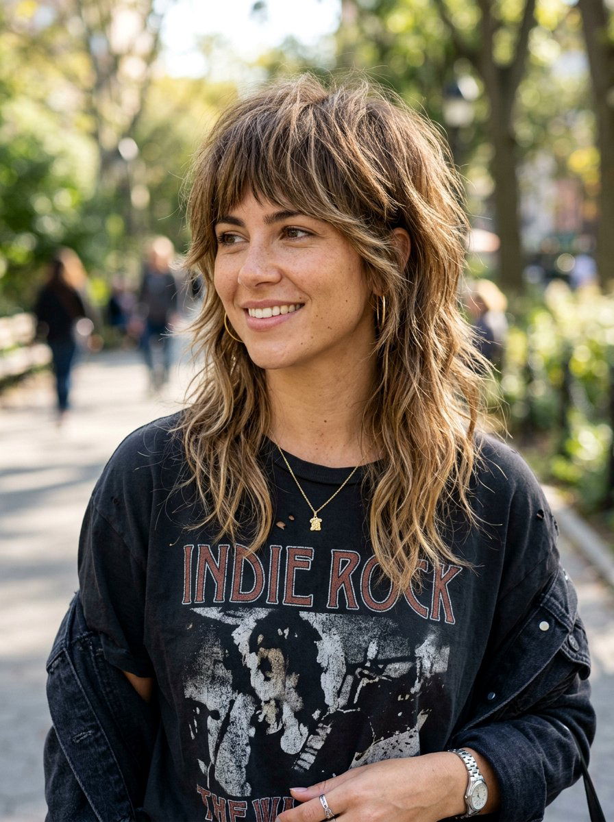 Shoulder Length Shag Mullet - 20 shag mullet haircut women - 20 shag mullet haircut women