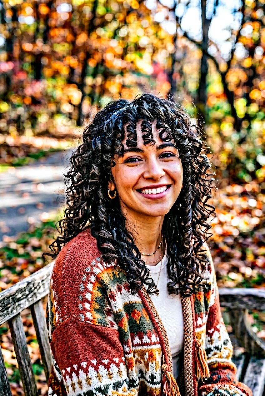 Shoulder Length Shag With Curly Bangs - 20 mom shoulder length haircut with bangs - 20 mom shoulder length haircut with bangs