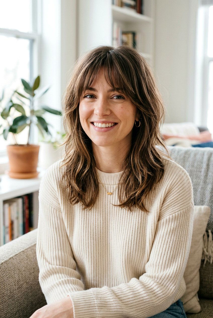 Shoulder Length Shag With Soft Layers - 20 alternative shag haircut women - 20 alternative shag haircut women