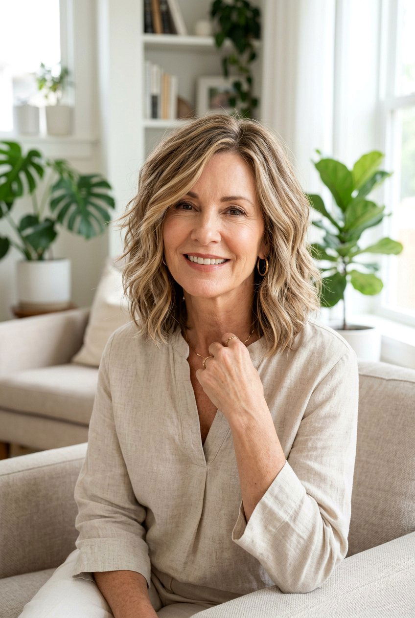 20 Gorgeous Shaggy Bob for Older Women to Embrace Today