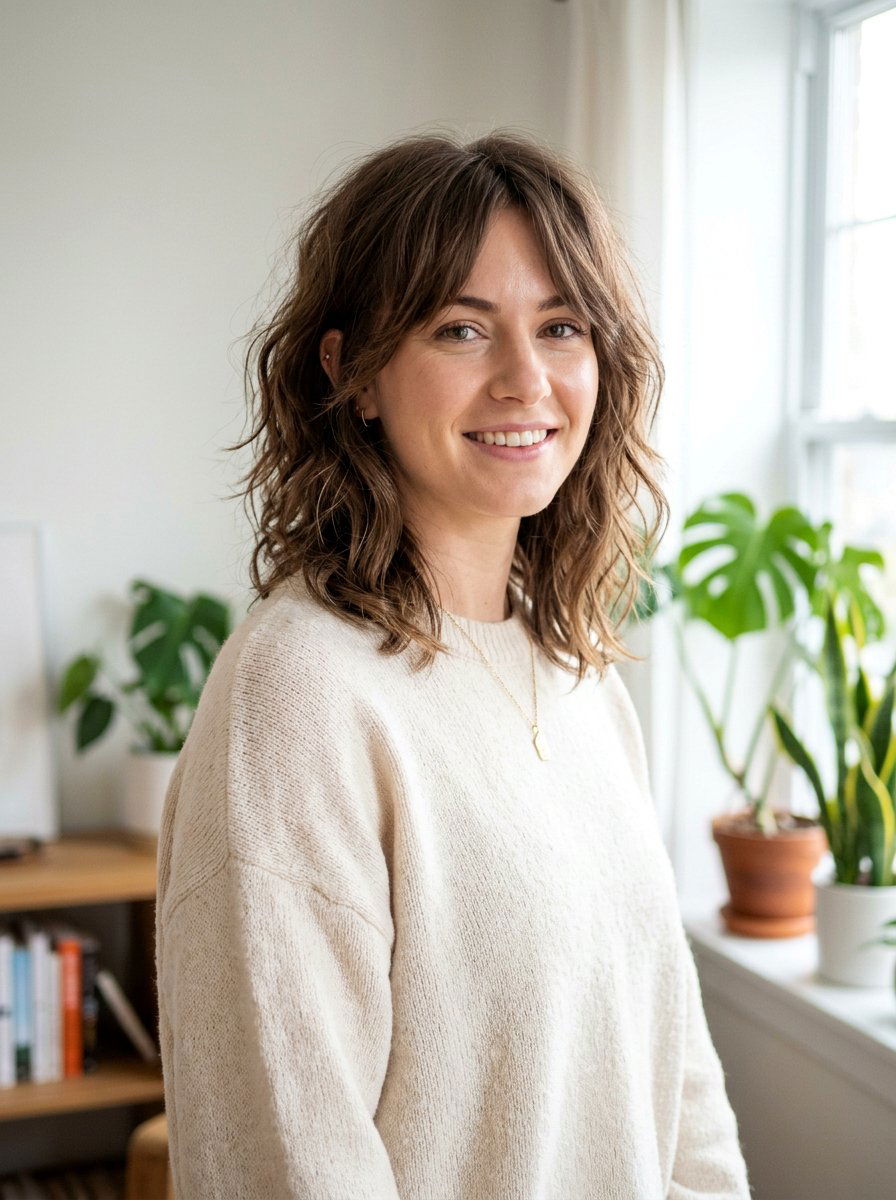 Shoulder Length Shaggy Lob For Thin Hair - 20 shoulder length haircut for thin hair - 20 shoulder length haircut for thin hair