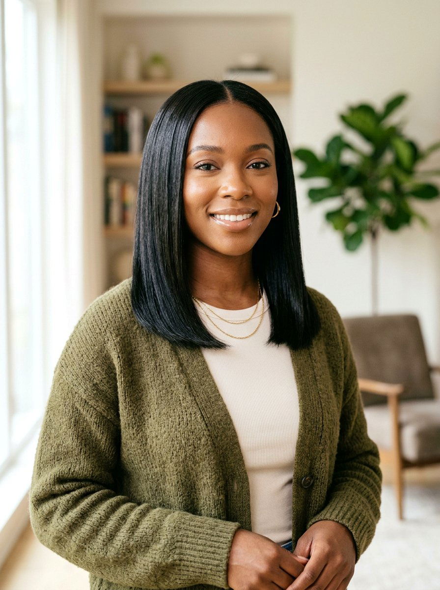 Shoulder Length Silk Press - 20 haircut for silk press hair women - 20 haircut for silk press hair women