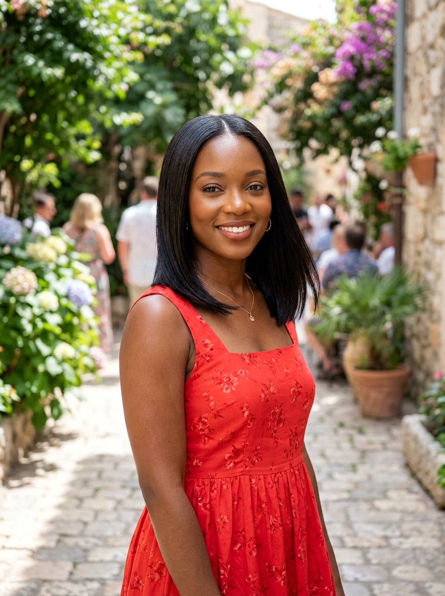 Shoulder Length Silk Press Bob - 20 silk press bob hairstyle - 20 silk press bob hairstyle