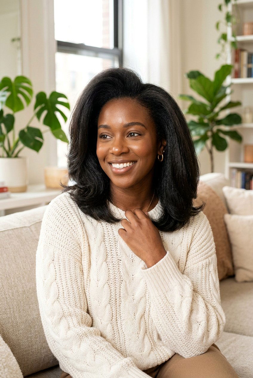 Shoulder Length Silk Press With Volume - 20 black women shoulder length silk press ideas - 20 black women shoulder length silk press ideas