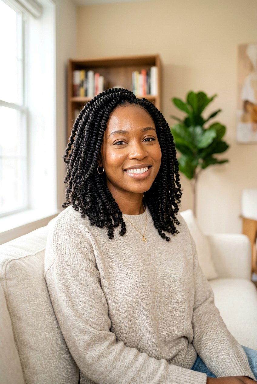 Shoulder Length Spring Twists - 20 spring twists shoulder length styles - 20 spring twists shoulder length styles