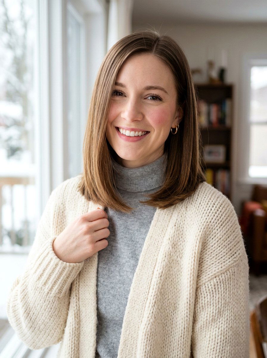 Shoulder Length Straight Haircut - 20 straight haircut ideas for women - 20 straight haircut ideas for women