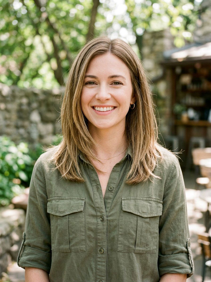 Shoulder Length Textured Layers Straight Hair - 20 shoulder length straight haircut with layers - 20 shoulder length straight haircut with layers