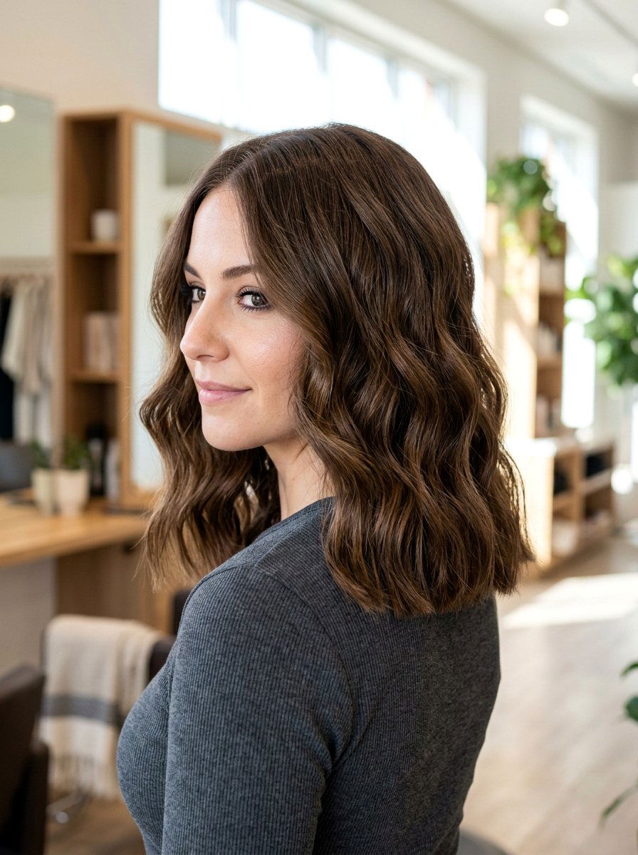 Shoulder Length Thick Wavy Hair With Blunt Ends - 20 shoulder length wavy haircut for thick hair - 20 shoulder length wavy haircut for thick hair