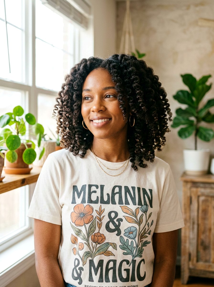 Shoulder Length Twist Out Bob - 20 twist out bob hairstyle - 20 twist out bob hairstyle